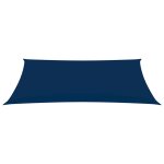 Vidaxl voile de parasol tissu oxford rectangulaire 4x7 m bleu