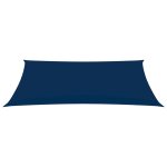 Vidaxl voile de parasol tissu oxford rectangulaire 5x8 m bleu