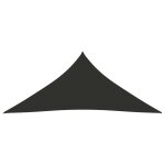 Vidaxl voile de parasol tissu oxford triangulaire 5x7x7 m anthracite