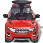 Vidaxl voiture  chevaucher jouet avec musique land rover 348 rouge