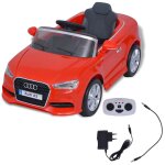 Vidaxl voiture électrique pour enfants télécommandée audi a3 rouge Vidaxl voiture électrique pour enfants télécommandée audi a3 rouge
