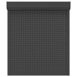 Vidaxl volet roulant aluminium 110 x 130 cm anthracite