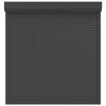 Vidaxl volet roulant aluminium 140 x 150 cm anthracite
