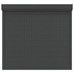 Vidaxl volet roulant aluminium 160 x 150 cm anthracite