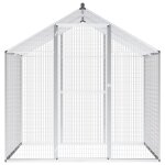Vidaxl volière d'extérieur aluminium 178 x 122 x 194 cm Vidaxl volière d'extérieur aluminium 178 x 122 x 194 cm