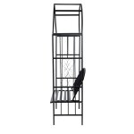 Vidaxl vo�te � roses de jardin avec banc