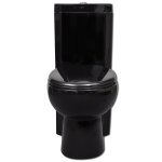 Vidaxl wc cuvette cramique noir
