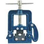Vorel tau pour tube  charnire mtal bleu