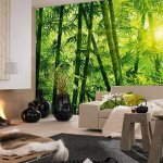 W&g papier peint photo bamboo forest