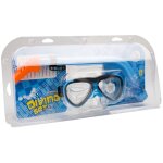 Waimea masque de plonge junior avec tube respiratoire bleu / noir