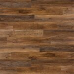 Wallart planches d'aspect de bois marron terre d'ombre