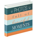 Walther design album photo moments 30x30 cm bleu 100 pages