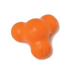 West paw jouet pour chiens avec zogoflex tux orange mandarine s