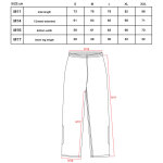 Willex pantalon de pluie taille l noir 29617