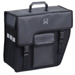 Willex sacoche de vélo 17 l noir forme oblique 10240 Willex sacoche de vélo 17 l noir forme oblique 10240