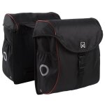 Willex sacoches de vlo 38 l noir et rouge 16105