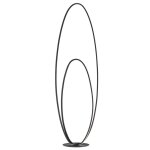 Wofi lampadaire  led nia 25 w noir