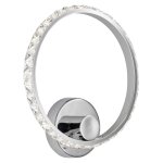 Wofi lampe murale  led harley 4, 5 w chrome