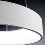 Wofi lampe suspendue  led cameron 45x150 cm blanc