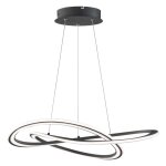 Wofi lampe suspendue à led ohio 45 w noir Wofi lampe suspendue à led ohio 45 w noir