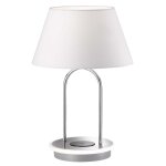 Wofi lampe de table torquay 2 lampes rechargeables chrome