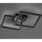 Wofi plafonnier à led elle 34x7 cm noir Wofi plafonnier à led elle 34x7 cm noir