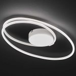 Wofi plafonnier � led nia 50x12 cm blanc