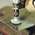 Wolfcraft ensemble de balai mtallique tige ronde 4 pcs 2133000