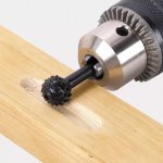 Wolfcraft ensemble rpe rotative et fraise acier 5 pcs 2540000