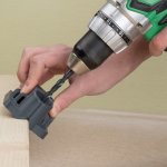 Wolfcraft guide de per�age mobile pour foreuse et perceuse � cylindre