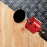 Wolfcraft scie cloche 60 mm avec tige hexagonale 5484000