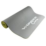 Wonder core tapis de yoga tpe 173x61x0, 6 cm gris et vert
