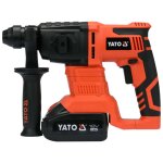 Yato marteau rotatif sds plus avec batterie li - ion 3, 0ah 18v