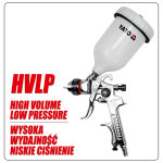 Yato pistolet de pulvérisation avec réservoir 600 ml 1, 5 mm Yato pistolet de pulvérisation avec réservoir 600 ml 1, 5 mm