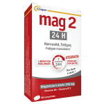 Mag 2 24h complément alimentaire magnésium marin vitamine b6 40 comprimés Mag 2 24h complément alimentaire magnésium marin vitamine b6 40 comprimés