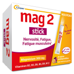 Mag 2 stick magnsium et 6 vitamines b nervosit fatigue 30 sticks