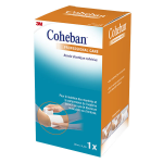 3m coheban bande �lastique coh�sive blanche 10cm x 3, 5m