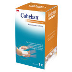 3m coheban bande lastique cohsive blanche 10cm x 3, 5m