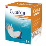 3m coheban bande lastique cohsive blanche 7cm x 3m