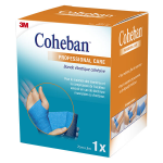 3m coheban bande lastique cohsive bleu 70mm x 3m