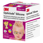 3m opticlude silicone pansements orthoptiques filles mini 5cm x 6cm 50 unités 3m opticlude silicone pansements orthoptiques filles mini 5cm x 6cm 50 unités