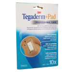 3m tegaderm + pad pansement transparent strile 9 x 10cm 10 units