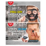 7th heaven homme duo pack masque peel - off argile noire et strips points noirs nez 7th heaven homme duo pack masque peel - off argile noire et strips points noirs nez