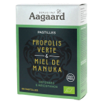 Aagaard propolis verte & miel de manuka 24 pastilles