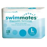 Abena frantex protection de bain swimmates taille l 112 - 137cm 18 unit�s