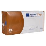 Abena gants vinyle non poudrs taille xl 100 units