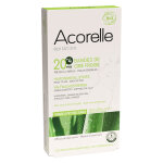 Acorelle bande de cire froide bio 20 units