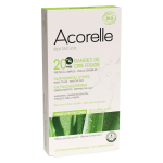 Acorelle bande de cire froide bio 20 units