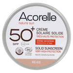 Acorelle cr�me solaire solide beige spf50 +