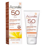Acorelle crme solaire visage spf50 bio 50ml